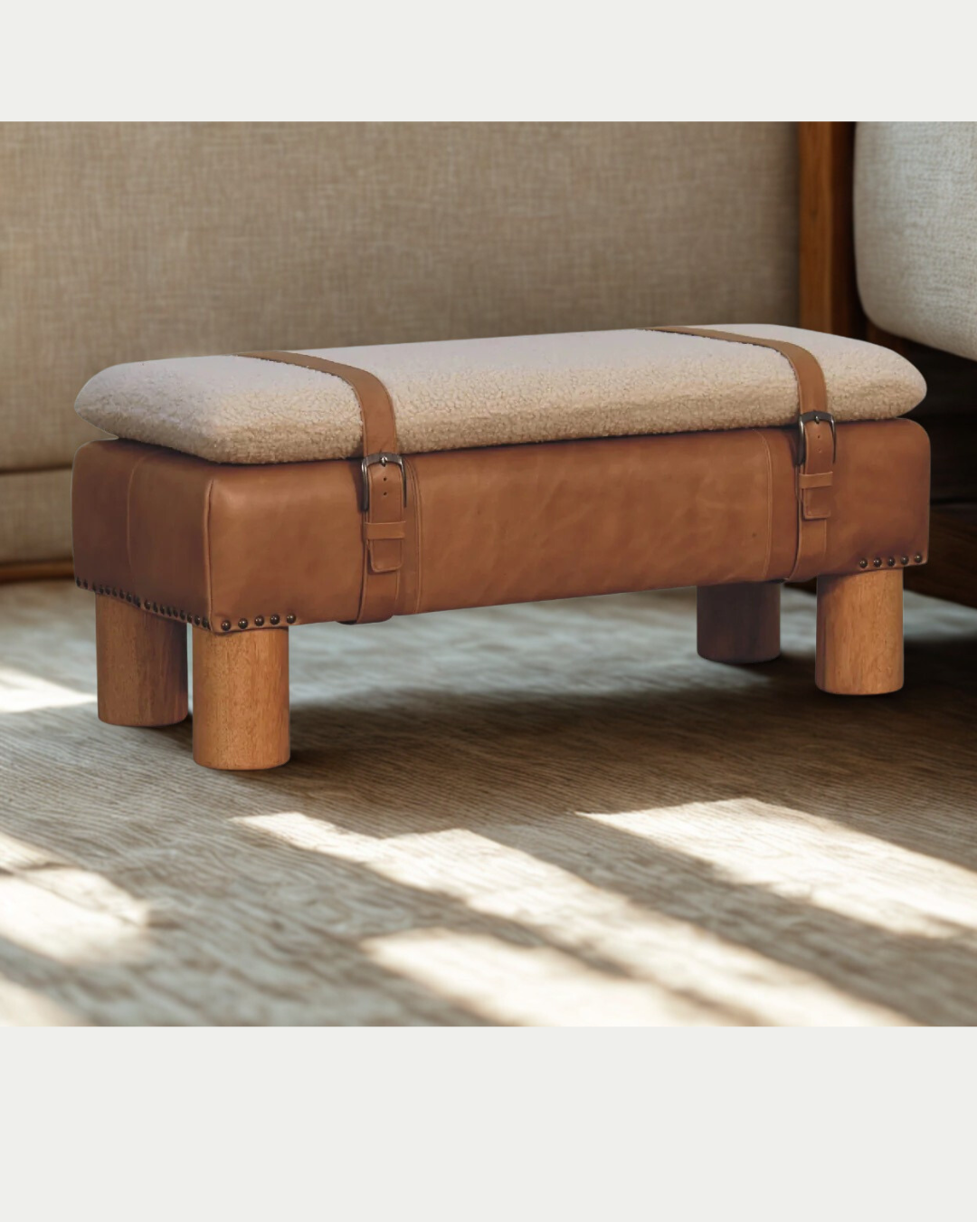 Strapped Cylinder Bench