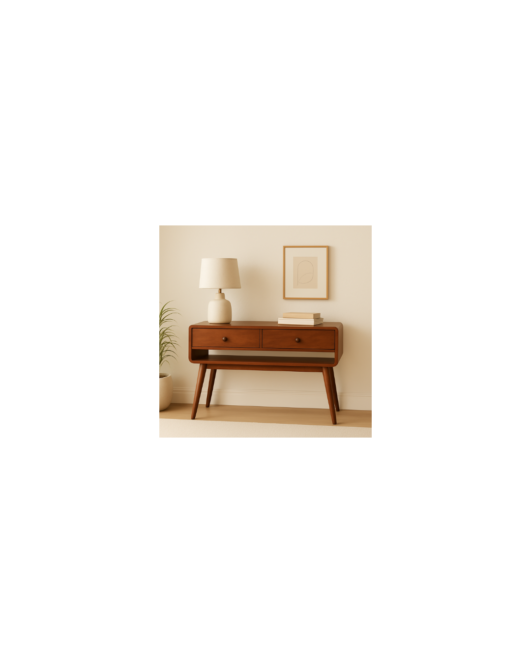 Sonata Chestnut Console Table