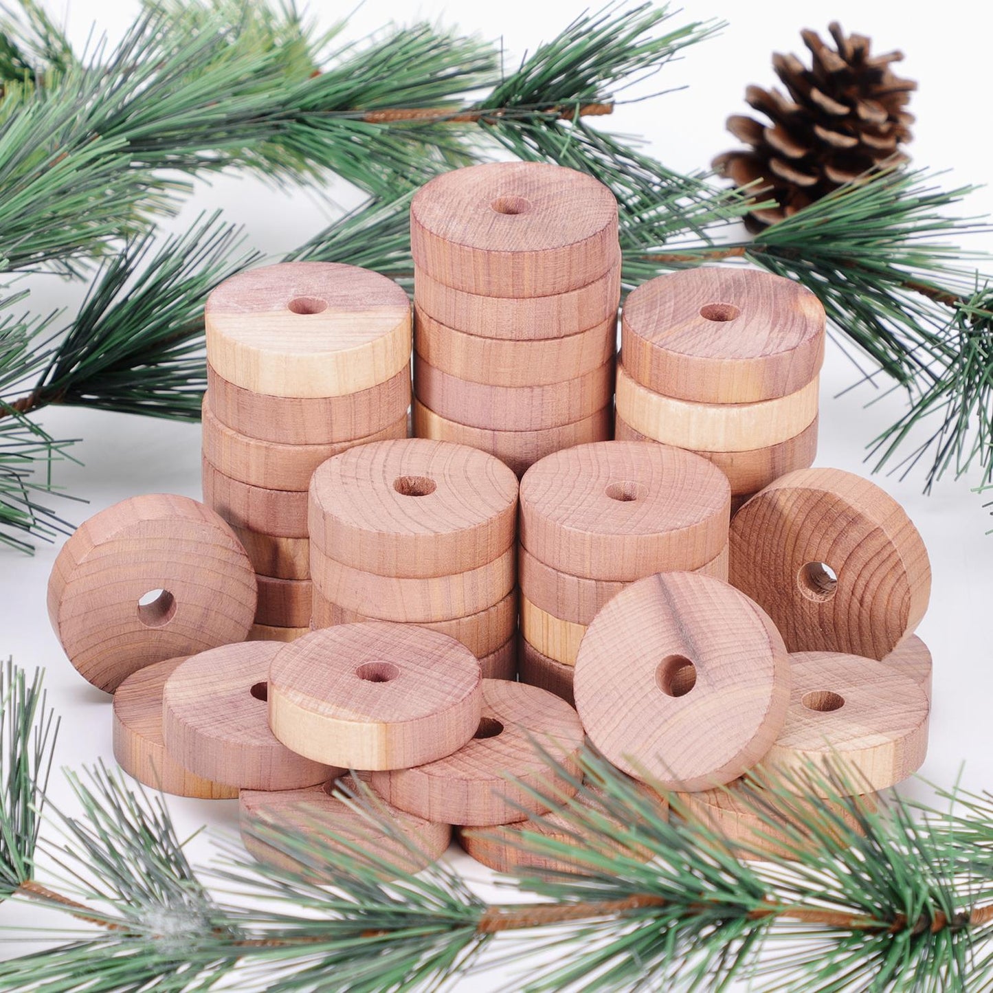 VINSANI 45 PACK CEDAR RINGS 0000420