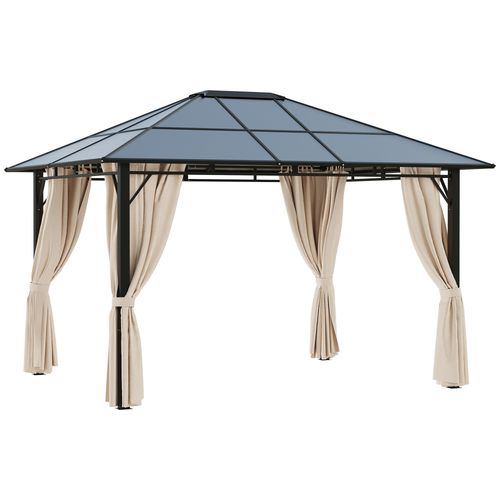 Hardtop Garden Gazebo with UV-Resistant Roof