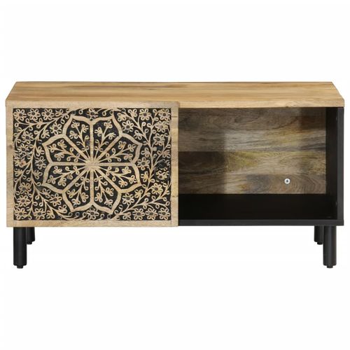 Hand-Carved Mango Wood Coffee Table