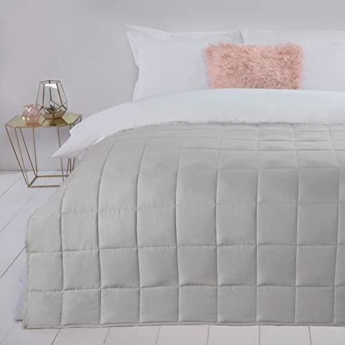 Sleepdown Gravity Weighted Blanket – Microfibre Silver (8kg)