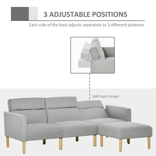 Upholstered Sofa bed.