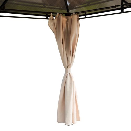 Hardtop Garden Gazebo with UV-Resistant Roof