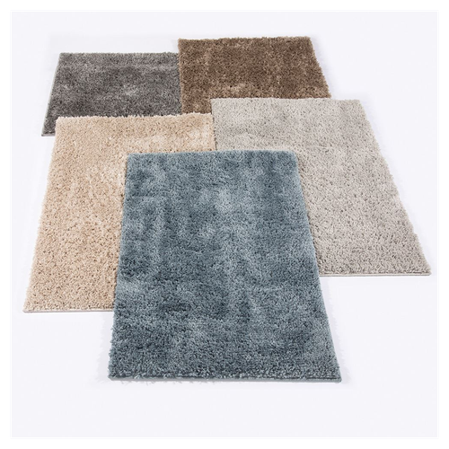 Larissa Ghost Grey Shaggy Rug - Plush