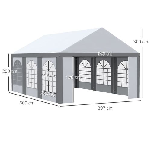 Party Tent with Windows & Doors