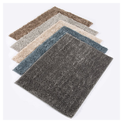 Larissa Ghost Grey Shaggy Rug - Plush
