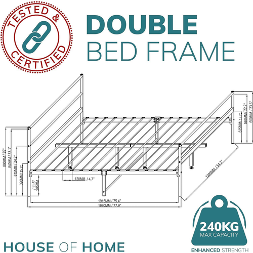 Double Metal Bed Frame