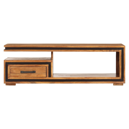 Acacia Wood Coffee Table with Dre