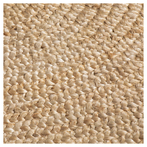 Heaton Circle Handwoven Jute Rug - 60x60cm Natural