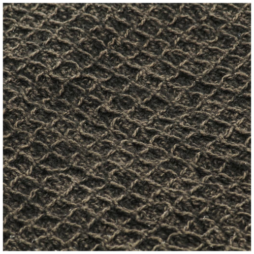 vidaXL Throw Cotton - Anthracite/Brown