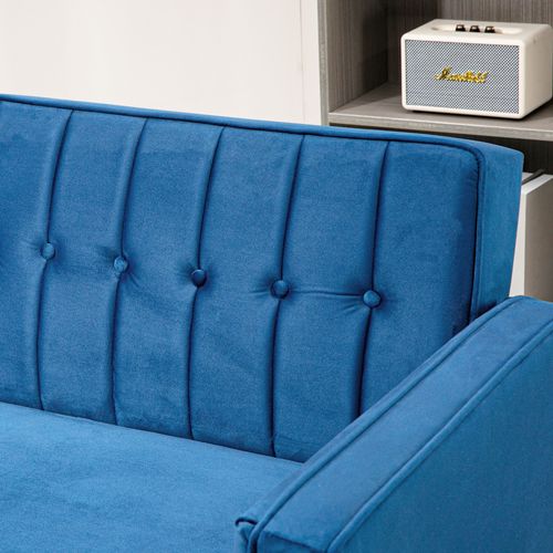 Sofa Futon Velvet-Touch