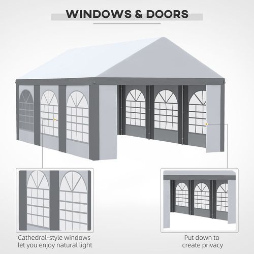 Party Tent with Windows & Doors