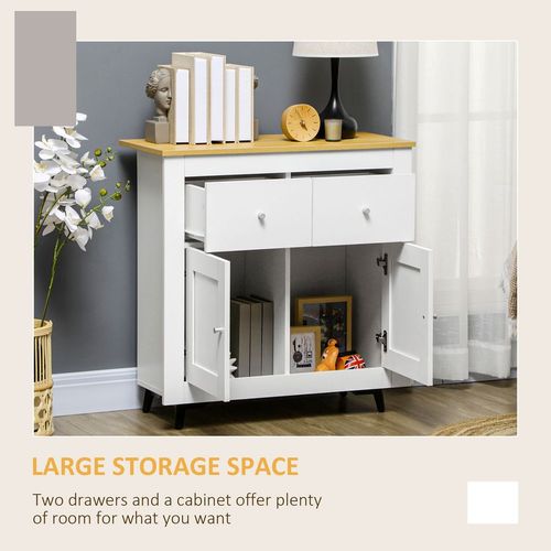 Freestanding Sideboard Storage Cabinet with Soft-Close Drawers