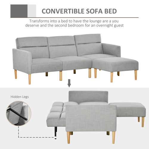 Upholstered Sofa bed.