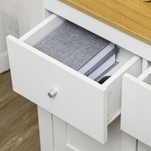 Freestanding Sideboard Storage Cabinet with Soft-Close Drawers