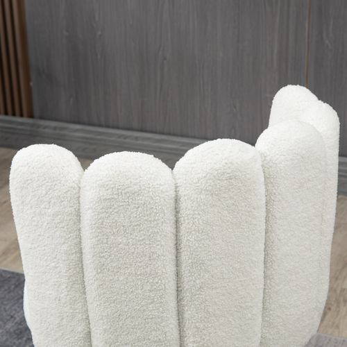 HOMCOM Cream Bar Stools Set of 2 with Comfortable Backs