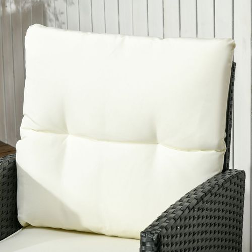 Rattan Garden Sofa Set with Cushions - 5-Piece Patio Comfort