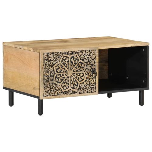 Hand-Carved Mango Wood Coffee Table