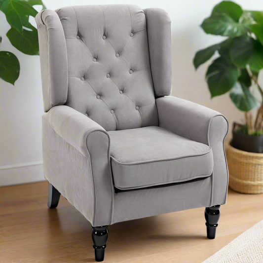 Retro Wingback Accent Chair