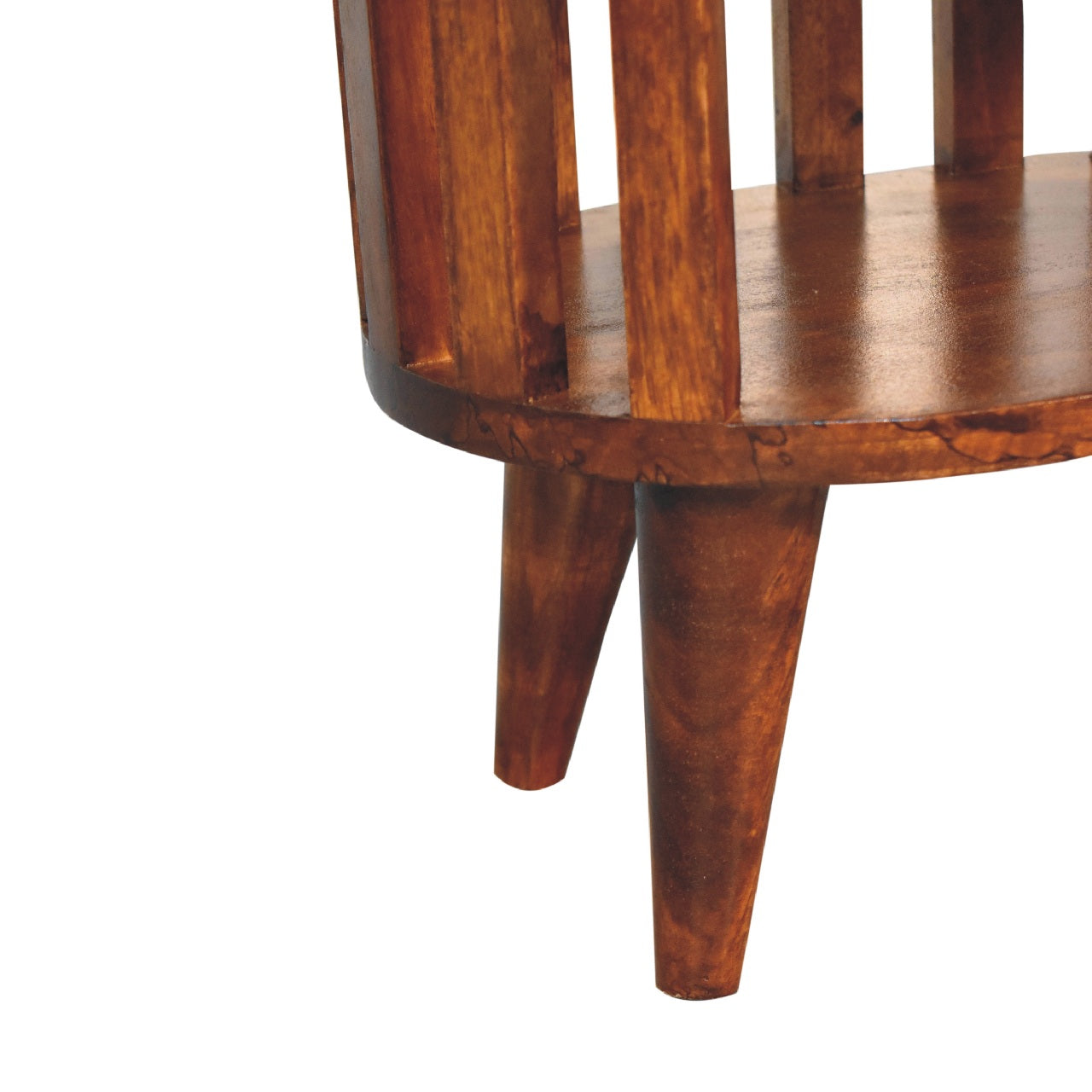 Ariella Double Shelf Chestnut Bedside