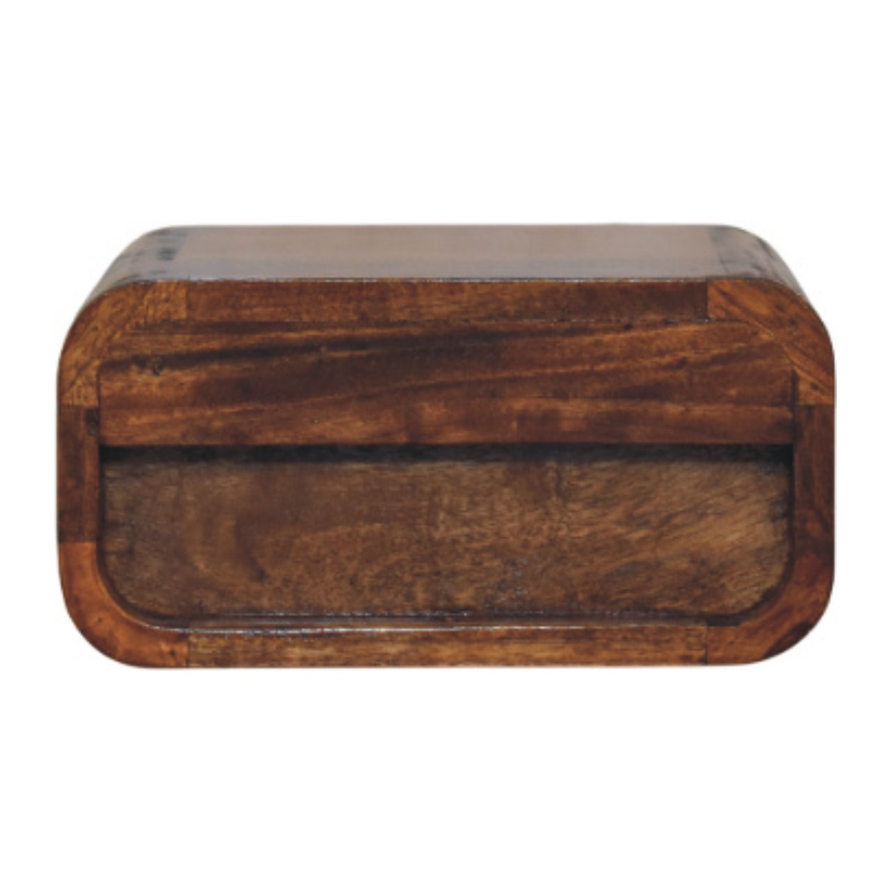 Avora Mini Wall-Mounted Chestnut 1 Drawer Nightstand