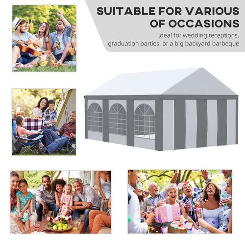 Party Tent with Windows & Doors