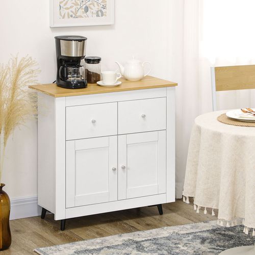 Freestanding Sideboard Storage Cabinet with Soft-Close Drawers