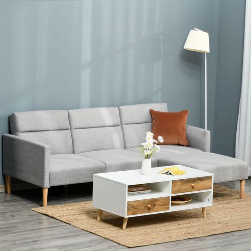 Upholstered Sofa bed.