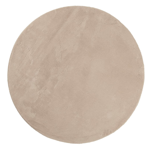 HUARTE Soft Sand Rug Ø 200 cm - Washable, Non-Slip