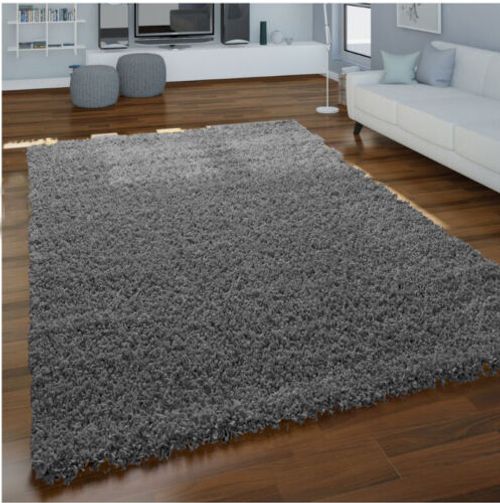 Grey-Mix Shaggy Rug