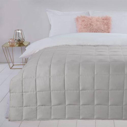 Sleepdown Gravity Weighted Blanket – Microfibre Silver (8kg)