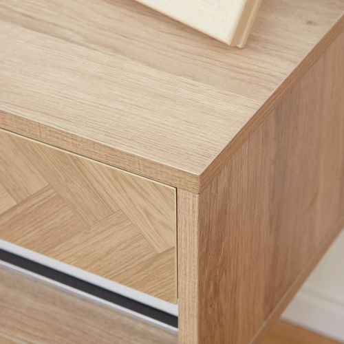 Set of 2 Floating Bedside Tables with Drawer