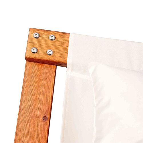Double Sun Lounger Hammock with Sturdy Wooden Frame